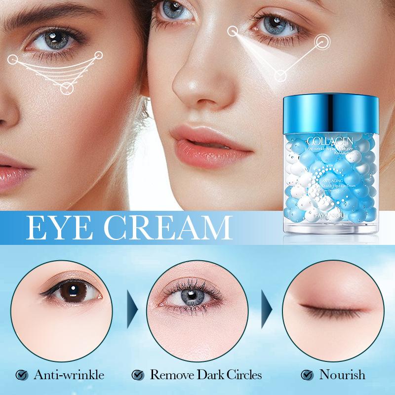 Крем для кожи вокруг глаз с коллагеном против морщин, увлажняющий, отбеливающий и устраняющий темные круги, уход за кожей вокруг глаз, сыворотка для кожи вокруг глаз, эссенция