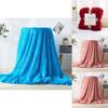 Style Thick Coral Velvet Blanket With Pure Color For Living Room Use