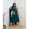 Женский индийский пакистанский комплект брюк курта праздничная одежда верхняя туника хлопковое платье курти VF-1894a