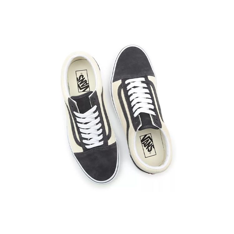 Vans Old Skool 2-Tone Suede Retro Casual Skate Low-Top Sneakers Unisex Sneakers Gray White VN0A3WKT4OP