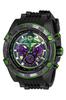 Invicta 26808 Marvel Аналоговый дисплей Кварцевый Черный Кварц Мужские Часы, Фиолетовый, Наручные Часы.