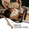 Wooden Handle Bread Bow Knives Serrated Knives Fiddle Bow Slicer Serrated Bread Cutter  Toast