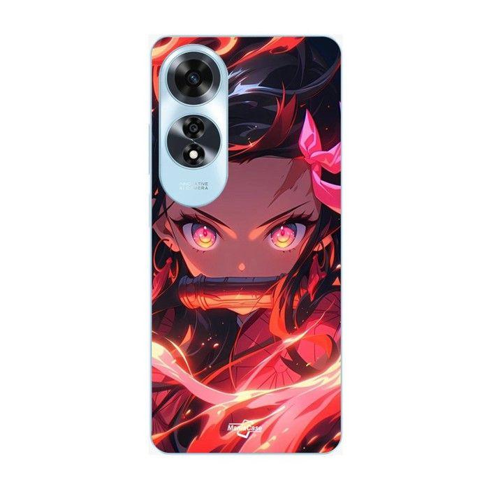 Coque de téléphone - MANIACASE - Oppo A60 - Demon Slayer Nezuko Kamado - Silicone TPU - Souple