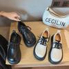 Versatile Platform Japanese Student Fashion Small Leather Shoes Women's 2025 Summer and Autumn New British Style Lace-up Retro Single Shoes