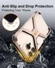 Oatsbasf Безрамочный Металлический X-образный Чехол для Телефона для iPhone 16 Pro/Pro Max Алюминиевый Сплав Минималистичный Ударопрочный Защитный Чехол