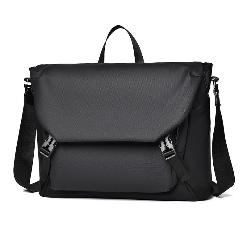 Мужской портфель, сумка через плечо, большая вместительная сумка через плечо, мужская черная легкая сумка-мессенджер для пригородных поездок