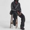adidas Оригинальная куртка-бомбер Firebird Черная джинсовая куртка KD1516 Джинсовая мужская [L-Черный (KD1516)]