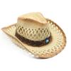 Ретро Удобная Дышащая Повседневная Универсальная Уличная Солнцезащитная Козырек Ковбойская Соломенная Шляпа