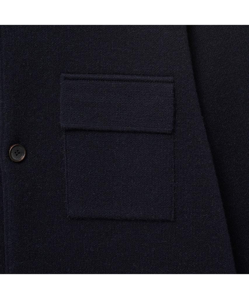 Iolo Double Face Wool Knit Coat_Dark Navy