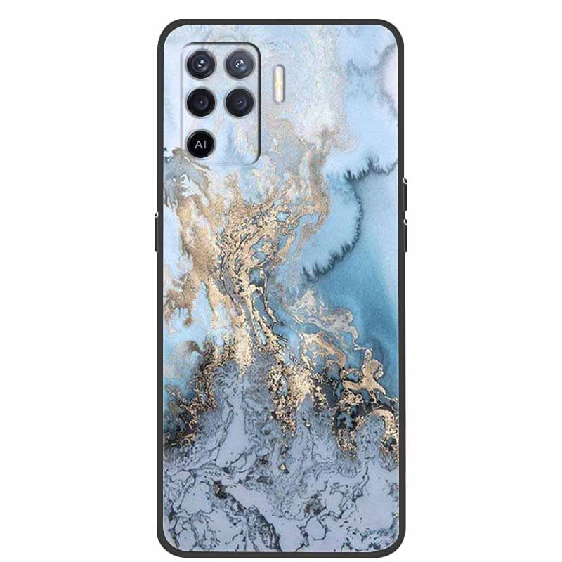 Для чехла OPPO Reno5 Lite Чехол Ударопрочный Мягкий силикон ТПУ Задняя крышка Для телефона Oppo Reno 5Z 5 Lite Чехол 5Lite CPH2205 Fundas