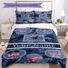 Pocoyo Customized Name Bedding Set Suitable for Study room Wrinkle Resistant Custom Room Decor Perfect Gift for Valentine’s Wedding Birthday