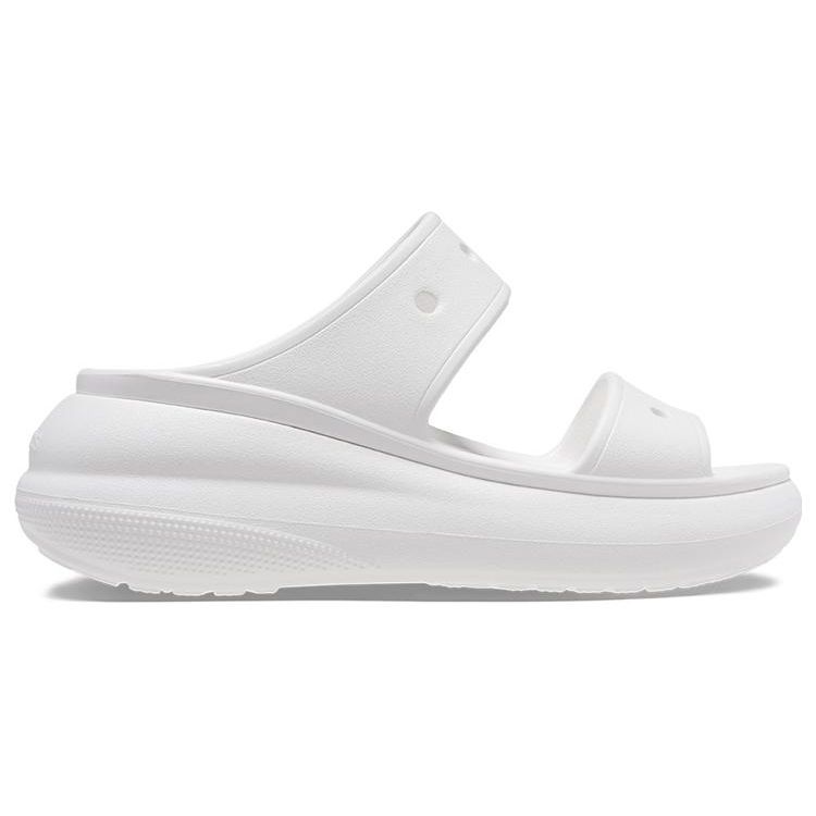 Crocs Casual Versatile EVA Anti-Friction Slide Sandals Women Sandals White 207670-100