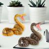 Игрушка-трюк Устойчивая к падению Экологичная Реалистичная Модель Золотой Питон Фигурка Животное Фигурки Гигантских Змей