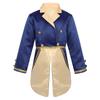Boys Prince Costume Long Sleeve Turn Down Collar Tuxedo Jacket Tailcoat Halloween Cosplay Party Outfit