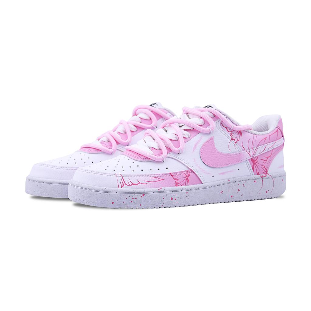 Nike Court Vision 1 Скользкие Устойчивые к истиранию Скользкие Устойчивые к истиранию Низкие Скейтбордические кроссовки Мужские DH2987-101(Команда620-)