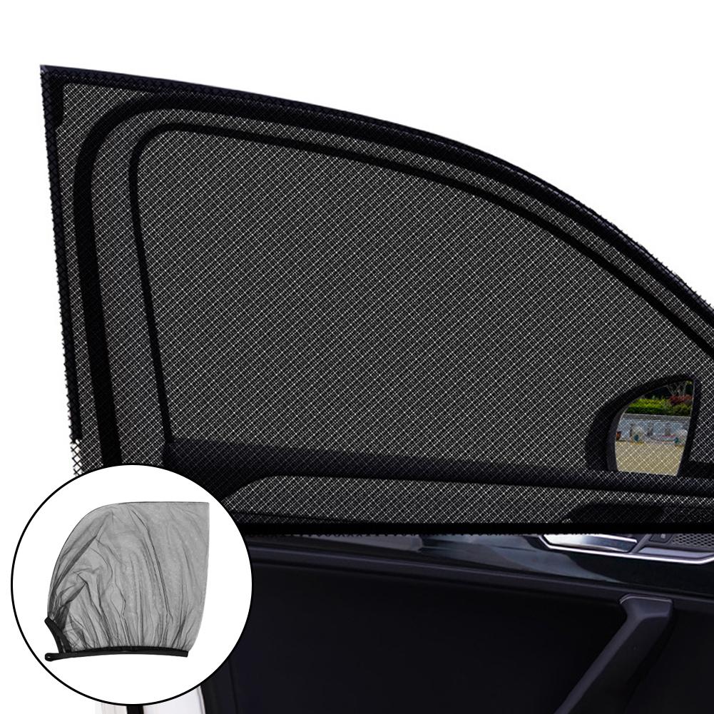 Car Sunshade Curtains Universal Side Window Shades Mosquito Auto Sunshade Repellent Protection L2E2
