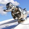 Капот Angry Duck Украшение для передней части автомобиля Украшение из смолы для мотоцикла Покраска утки Гальваническое покрытие Украшение капота автомобиля Angry Duck