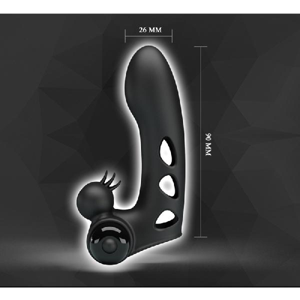 Силиконовый вибратор с рукавом для пальцев для женщин, 10 режимов, вибрирующий Стимулятор точки G, клитора и ануса, секс-игрушки для взрослых, секс-игрушки для влюбленных пар