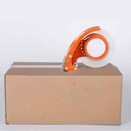 Portable Heavy Duty Metal Tape Dispenser Handheld Tape Cutter Tape Cutting Machine for Office Warehouse Package Packing Shipping