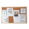 30x40cm DIY Decorative Board With Frame Cork Board Message Board Photo Wall Background Board for Office Home School Supplies