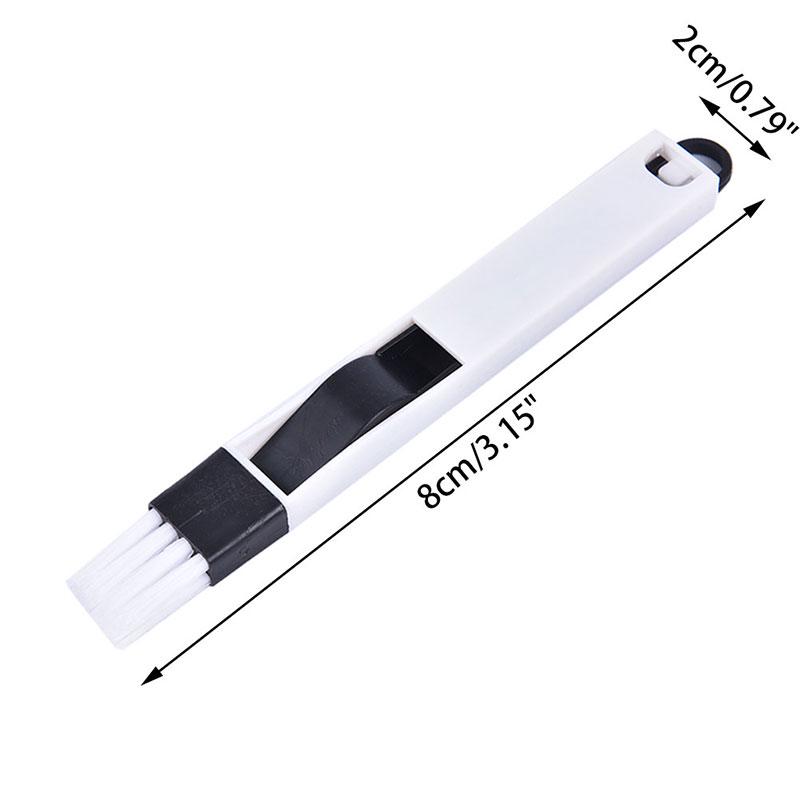 2 In1 Multipurpose Window Cleaner Groove Brush Household Keyboard Folding Tool