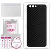 apgo Защитная наклейка на заднюю панель, совместимая с Asus Zenfone 4 ZE554KL, оберточная пленка, фольга, винил — узор Carbon Black