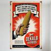 Винтажная жестяная вывеска-реклама кукурузы DeKalb Hybrids, Ретро-металлический плакат сельскохозяйственной направленности для бара, дома, кафе, настенный декор, Dist