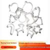 Stainless Steel Snowman Christmas Cookie Cutter Set for DIY Baking