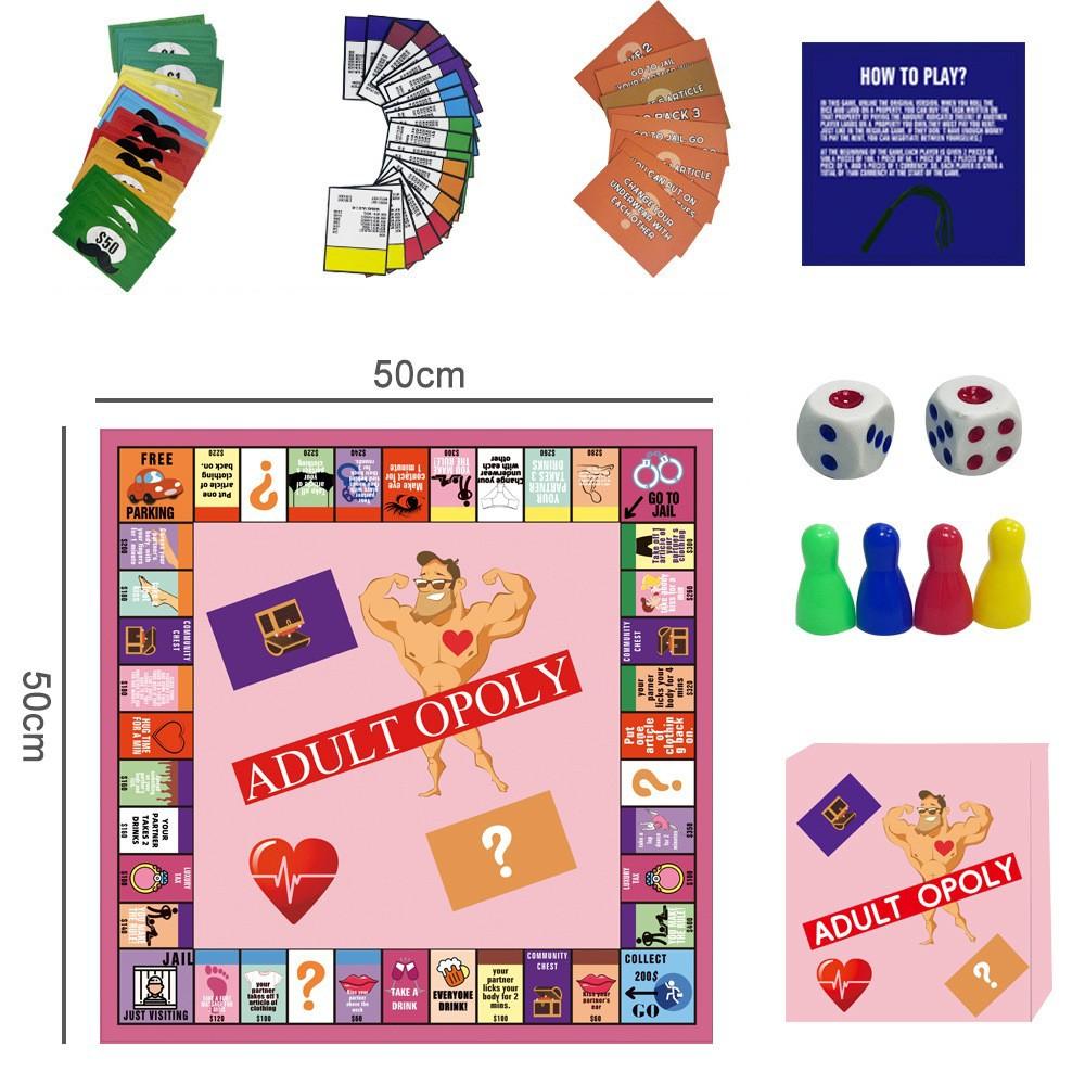 Dafu Couple Board Game for Adults, Date Night Card Games for Couples, Party Game for Couples, 2-4 Players Interactive Game