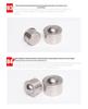 Universal Steel Ball Roller BCHA Press-In Adhesive Type Bull's Eye Bearing
