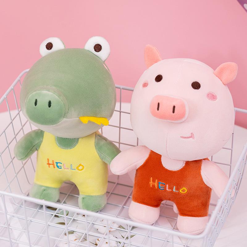 Творческая кукла Хапи, милая плюшевая игрушка в виде поросенка, кукла-динозавр, спящая с куклой, девочка, супер мягкий подарок для пары