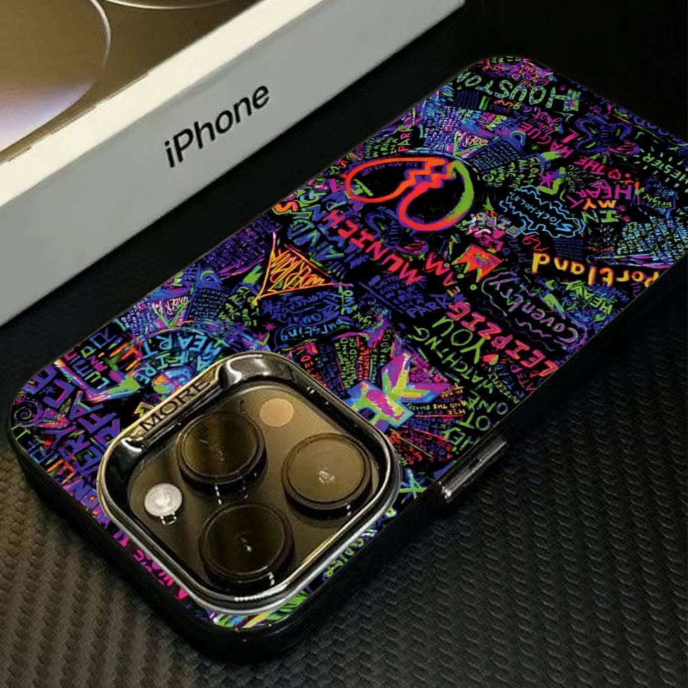 Moon Music Coldplay Band Phone Cases For IPhone 17 16e 15 14 13 12 11 Plus Pro Max ProMax Colorful Covers