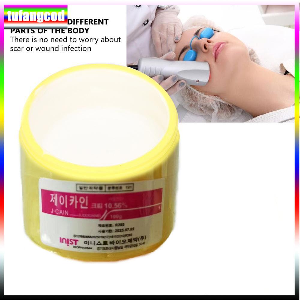 100 г анестетика для татуировки, быстрого обезболивания кожи, 10,56% желтого крема, полуперманентного