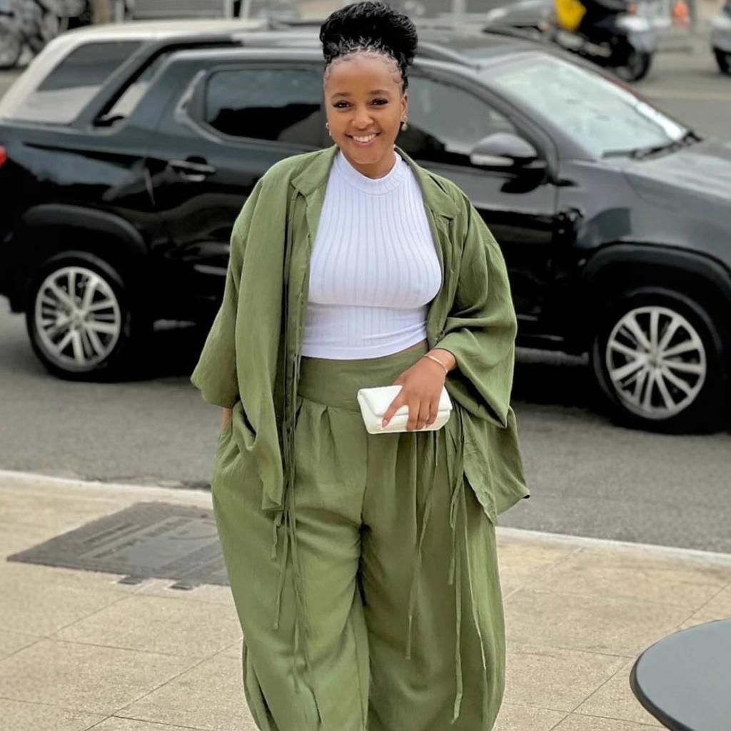 European and American simple commuter large size women's clothing set solid color cardigan shirt trousers women's African casual women's clothing