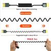 Гибкие кабели HDMI 8K - Micro HDMI с пружинным дизайном для четкого изображения, удобные для хранения, для вывода видео 8K, для портативного использования