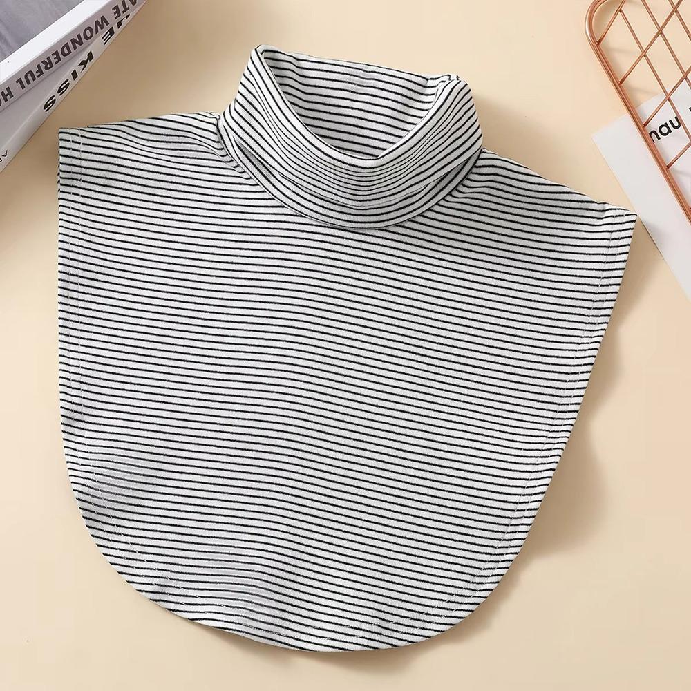 Elastic Neck Protection Scarf High Neck Knitted High Neck Collar Versatile Turtleneck Collar