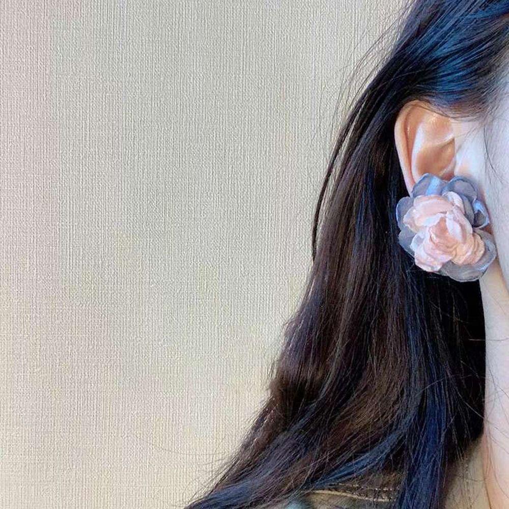 Sweet Trendy Niche Design Korean Style Earrings Ear Studs Women Flowers Earrings Girl Stud Earrings