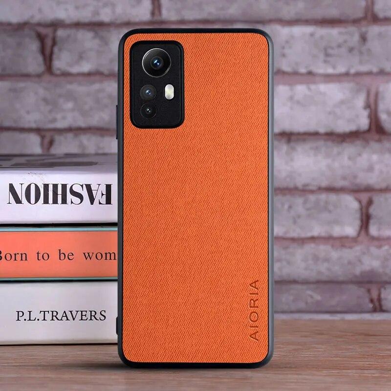 Чехол для Xiaomi Redmi Note 12S, чехол, роскошный текстильный кожаный мягкий чехол для redmi note 12s, чехол, чехол