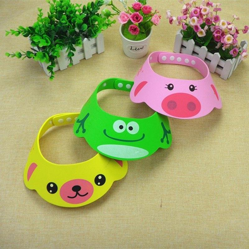 Дети моют волосы козырьком Шапочка для душа Шампунь для купания для детских шапок