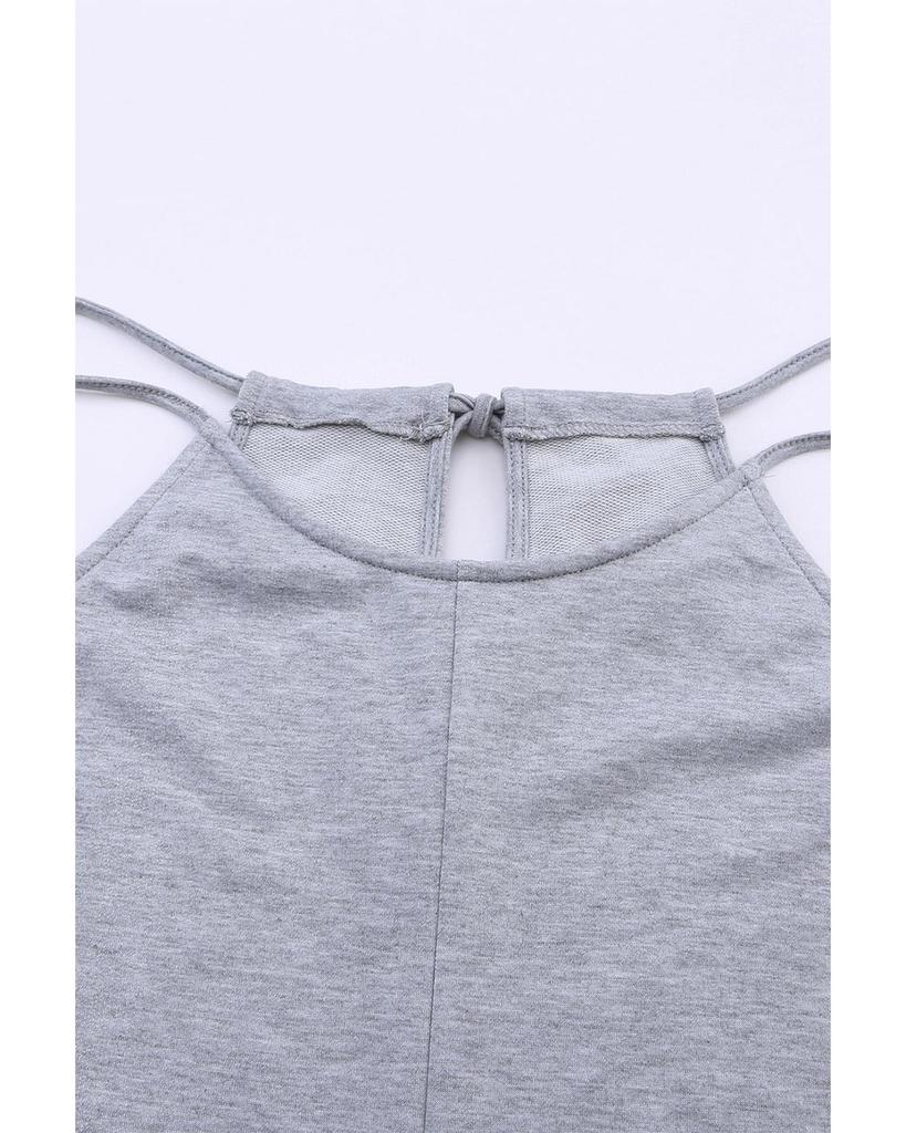 Azura Exchange Комбинезон на бретельках с широкими штанинами и боковыми карманами