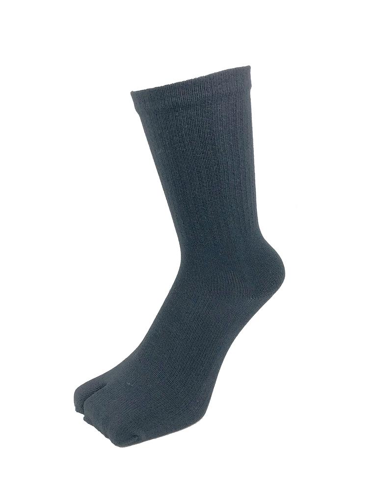 In Pure Cotton Tabi Socks Crew Length with Antibacterial and Deodorizing SEK Mark Yarn Set [PAX-ASIAN] (Made Japan) (Toeless), Heels, (Lonfresh),