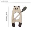 Puppy Animal Sweater Brooch Bear Cat Panda Pin Exquisite Wooden Brooch  Gift