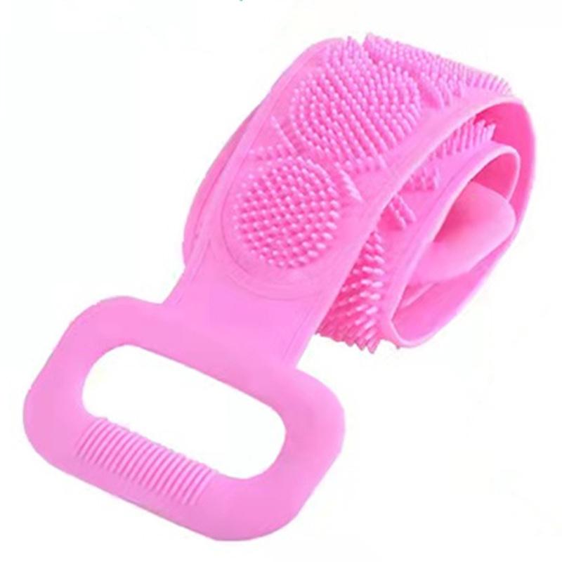 Длинное силиконовое полотенце для душа, средство для протирки спины, сильное двустороннее средство для протирки грязью, средство для протирания пеплом, полотенце для душа для мужчин и женщин.