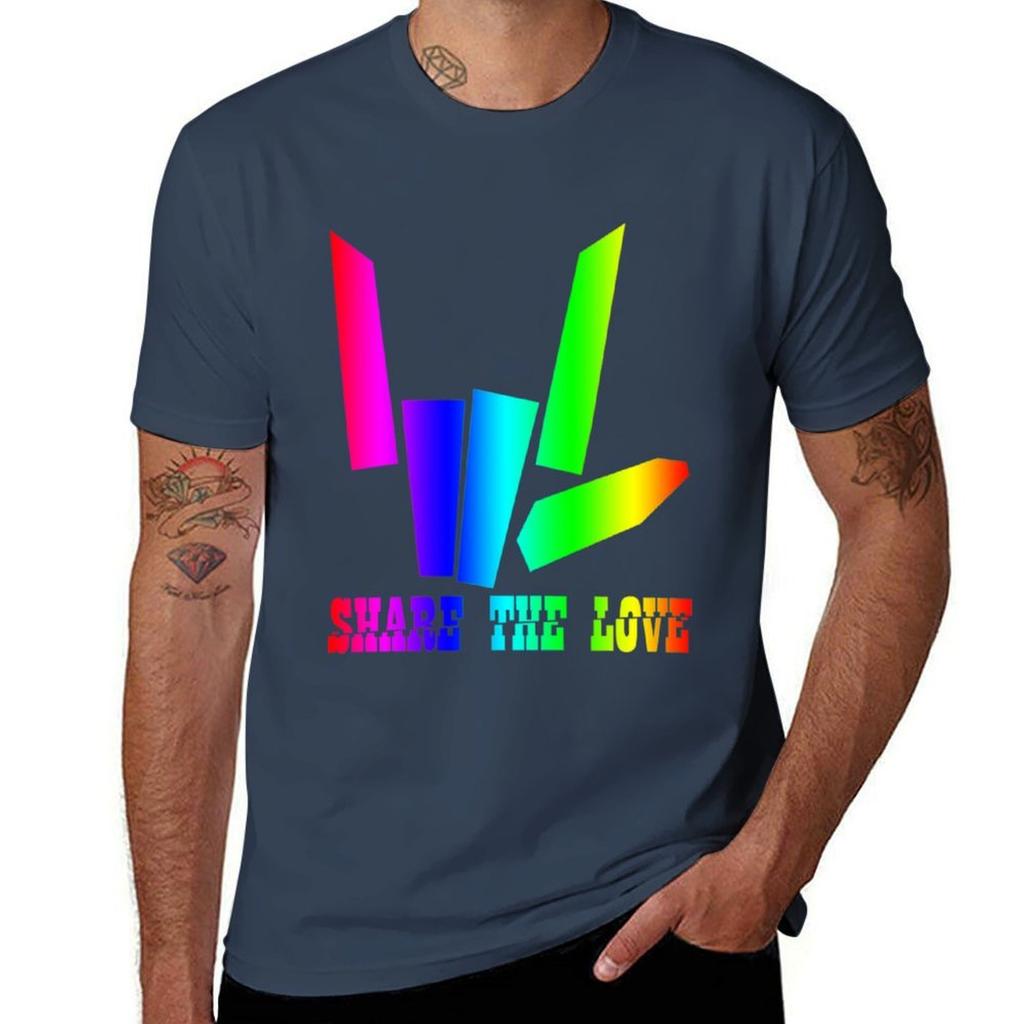 Share The Love Tshirt Moisture Control Sports Tee