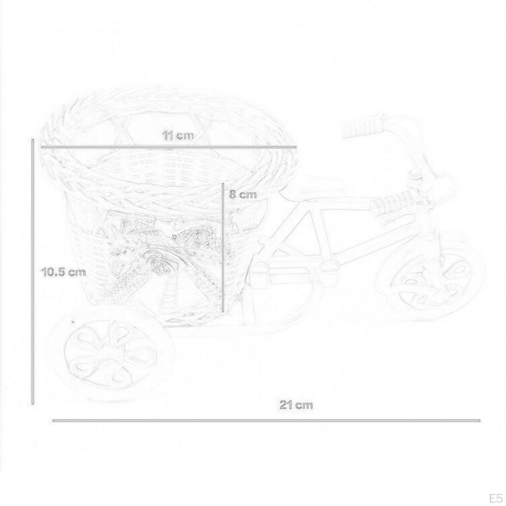 Искусственный цветок декоративный стенд для растений мини трехколесный велосипед композиция контейнер корзина для