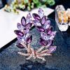 Bauhinia Bouquet Brooch Flower Women Pins Jewelry
