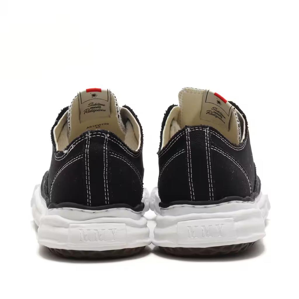 A01FW702-black Maison MIHARA YASUHIRO PETERSON Original Sole Canvas Low (Мужской)