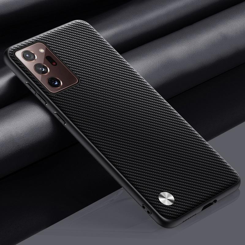 Роскошный чехол из искусственной кожи для Samsung Galaxy Note 20 Ultra, задняя крышка, матовый силиконовый защитный чехол для телефона Samsung Note20 Ultra