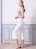 Брюки Loopa Wide Crop Gaucho размера M, Брюки для йоги/бега, Укороченные, Длиной 3/4, Лестные, Белые,