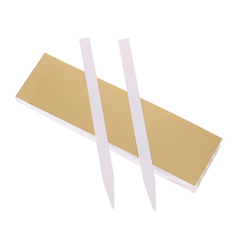 100 шт. тест-полоски ароматизаторы одноразовые белые женские бумажные полоски для анализа запаха тест-бумага ароматерапия парфюм эфирные масла